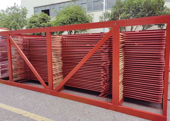 Σύνθετο υλικό θερμοσίφωνα σερπεντίνιο σωλήνα με πίνακα απόδοσης σε ανταλλακτές θερμότητας