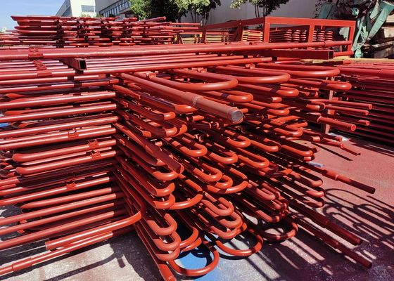 ISO9001 Κωστή από ανθρακικό χάλυβα Ζωγραφισμένο σέρπεντινο σωλήνα με υψηλή απόδοση