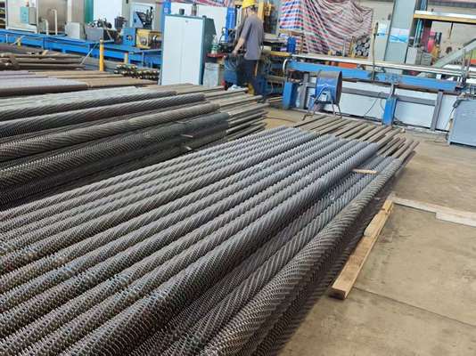 HF Welded Carbon Steel Spiral Finned Tubes For Boilers - High Heat Transfer