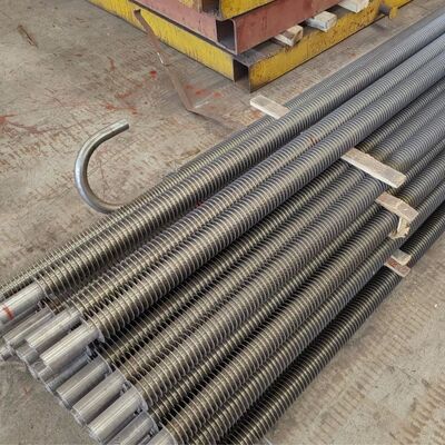 Ατσάλι άνθρακα ASME Standard Spiral Fin Tube για μεταφορά θερμότητας λέβητα με εξατομικευμένες προδιαγραφές