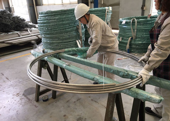 Άνευ ραφής ανοξείδωτος σωλήνας ASTM A269 TP316L SUS316L 1,4404 31.75*1.65*11800MM λεβήτων