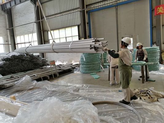 Ενωμένη στενά ανοξείδωτο σωλήνωση ASTM A789 UNS S31803 2205 1,4462 SS επιστρωμάτων