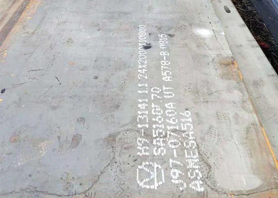 Καυτός - κυλημένη λεβήτων κραμάτων χάλυβα φύλλων πιάτων 16mn Q345b δομή κραμάτων μαγγάνιου χαμηλή