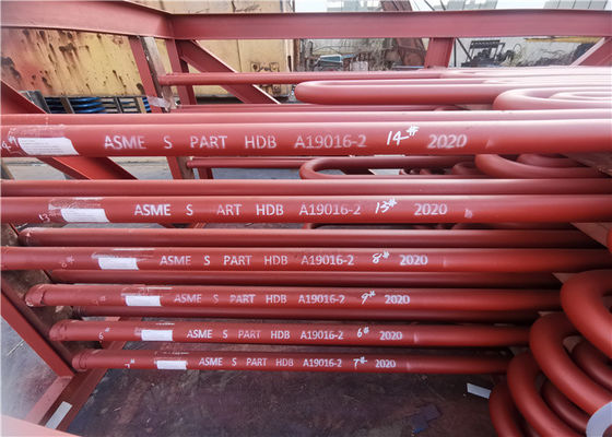 Superheater καισίου ελικοειδής σωλήνας για το λέβητα και τα πρότυπα ανταλλακτών θερμότητας ASME