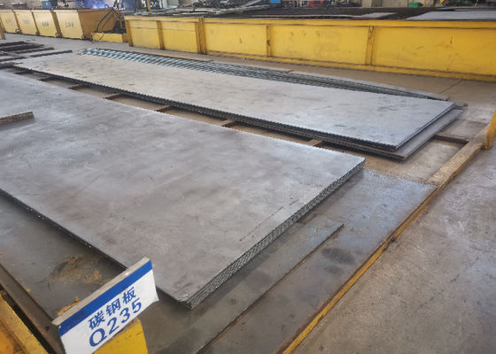 Φύλλο 10.00mm πιάτων χάλυβα άνθρακα ASME ωρ. Q235 A36 πάχος