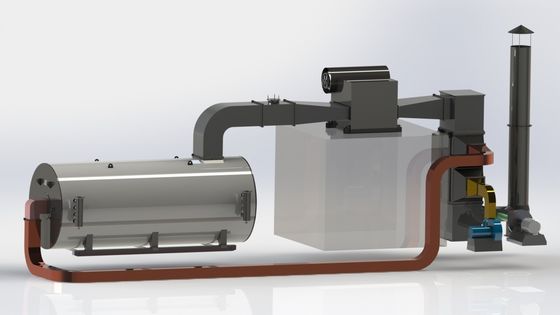 1.6MPa οργανικός λέβητας μεταφορέων θερμότητας συστημάτων επανακυκλοφορίας αερίου σωλήνων