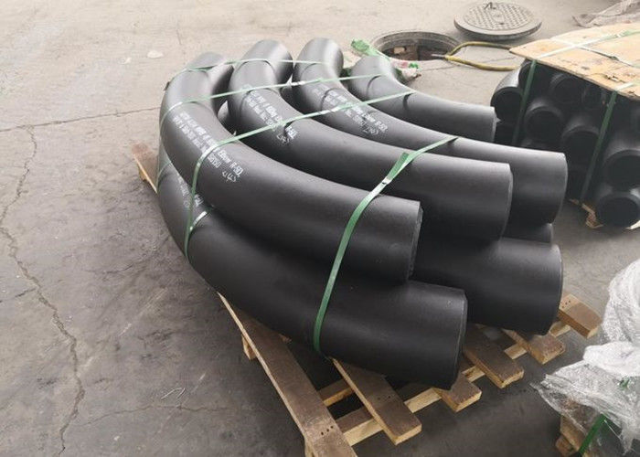 Ανοξείδωτο μαύρη επιφάνεια ASTM A234 ASTM A420 πετρελαίου απόδειξης σκουριάς αγκώνων 45 βαθμού